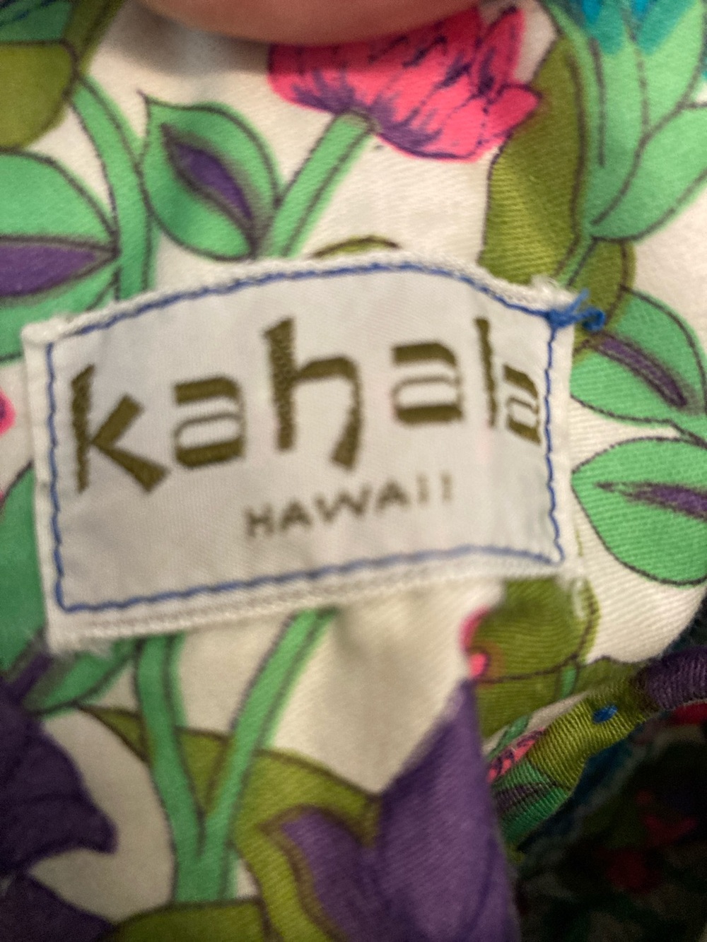 VTG Kahala Hawaii One-Piece Swim Romper in Teal & Purple - Picture 2 of 13